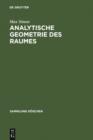 Image for Analytische Geometrie des Raumes