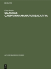 Image for Silankas Cauppannamahapurisacariya: Ein Beitrag zur Kenntnis der Jaina-Universalgeschichte : 8