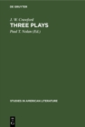 Image for Three plays