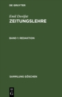 Image for Redaktion: Die Sparten. Verlag Und Vertrieb, Wirtschaft Und Technik, Sicherung Der Offentlichen Aufgabe