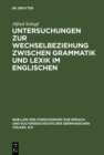 Image for Untersuchungen zur Wechselbeziehung zwischen Grammatik und Lexik im Englischen : 32