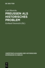 Image for Preussen als historisches Problem: Gesammelte Abhandlungen