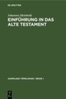 Image for Einfuhrung in das Alte Testament: Geschichte, Literatur und Religion Israels