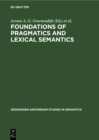 Image for Foundations of pragmatics and lexical semantics