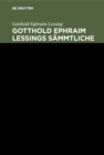 Image for Gotthold Ephraim Lessings Sammtliche Schriften. Band 8