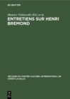 Image for Entretiens sur Henri Bremond