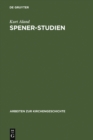 Image for Spener-Studien