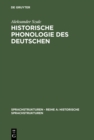 Image for Historische Phonologie des Deutschen