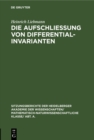 Image for Die Aufschlieung von Differentialinvarianten