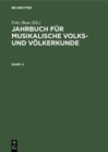 Image for Jahrbuch fur musikalische Volks- und Volkerkunde. Band 4: [Hauptbd.]