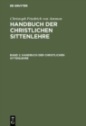 Image for Christoph Friedrich von Ammon: Handbuch der christlichen Sittenlehre. Band 2