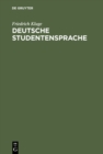Image for Deutsche Studentensprache