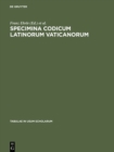 Image for Specimina codicum Latinorum Vaticanorum : 3
