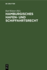 Image for Hamburgisches Hafen- und Schiffahrtsrecht