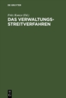 Image for Das Verwaltungsstreitverfahren: Praktisches Handbuch auf wissenschaftlicher Grundlage