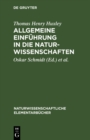 Image for Allgemeine Einfuhrung in die Naturwissenschaften
