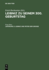 Image for Leibniz und Peter der Grosse: Der Beitrag Leibnizens zur russischen Kultur-, Religions- und Wirtschaftspolitik seiner Zeit