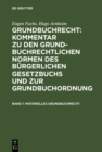 Image for Materielles Grundbuchrecht
