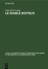 Image for Le diable Boiteux: Texte de la deuxieme edition avec les variantes de l&#39;edition originale et du remaniement de 1726