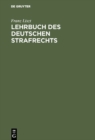 Image for Lehrbuch des deutschen Strafrechts