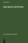 Image for Das Buch Leviticus.