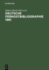 Image for Deutsche Fernostbibliographie 1981: Deutschsprachige Veroffentlichungen uber Ost-, Zentral- und Sudostasien