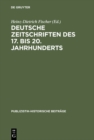 Image for Deutsche Zeitschriften des 17. bis 20. Jahrhunderts : 3