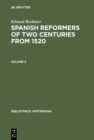 Image for Edward Boehmer: Spanish Reformers of Two Centuries from 1520. Volume 2