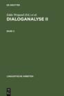 Image for Dialoganalyse II: Referate der 2. Arbeitstagung, Bochum 1988, Bd. 2