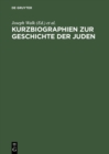 Image for Kurzbiographien zur Geschichte der Juden: 1918-1945