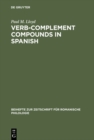 Image for Verb-complement compounds in Spanish