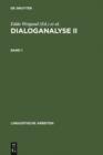Image for Dialoganalyse II: Referate der 2. Arbeitstagung, Bochum 1988, Bd. 1