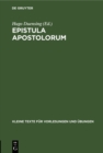 Image for Epistula apostolorum: Nach dem athiopischen und koptischen Texte