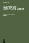 Image for Klopstocks Sammtliche Werke. Band 2