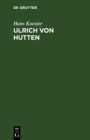 Image for Ulrich von Hutten: Trauerspiel in funf Akten