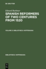 Image for Edward Boehmer: Spanish Reformers of Two Centuries from 1520. Volume 3