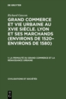Image for La Primaute Du Grand Commerce Et La Renaissance Urbaine : 22,1