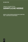Image for Popularphilosophische Schriften, Teil 1. Zur Politik und Moral