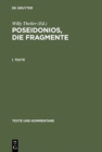 Image for Poseidonios, die Fragmente: I. Texte. II. Erlauterungen : 10