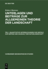 Image for Quantitative Untersuchungen zur Gestalt, zum Gefuge und Haushalt der Naturlandschaft: (Imoleser Subapennin)