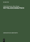 Image for Mittelhochdeutsch: Eine Einfuhrung in das Studium der deutschen Sprachgeschichte : 19