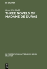Image for Three Novels of Madame De Duras: Ourika, Edouard, Olivier