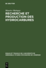 Image for Recherche et production des hydrocarbures: Elements de technique a l&#39;usage des eleves en Science Economique