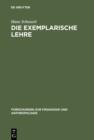 Image for Die exemplarische Lehre: Sinn und Grenzen eines didaktischen Prinzips : 2