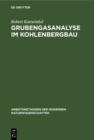 Image for Grubengasanalyse im Kohlenbergbau