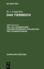 Image for Spinnentiere (Trilobitomorphen, Fuhlerlose) Und Tausendfuler