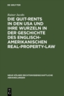 Image for Die Quit-Rents in den USA und ihre Wurzeln in der Geschichte des englisch-amerikanischen Real-Property-Law