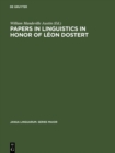 Image for Papers in Linguistics in Honor of Leon Dostert