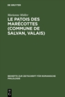 Image for Le patois des Marecottes (Commune de Salvan, Valais) : 103