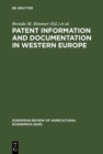 Image for Patent information and documentation in Western Europe: An inventory of services available to the public